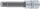 BGS technic 1/2" Imbusz bitfej, 11 mm, 100 mm hosszú (BGS 4266)