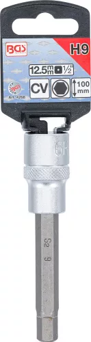 BGS technic Imbusz kulcs 9 mm, hosszított 1/2" (BGS 4268)