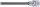 BGS technic bitfej Imbusz 8x140mm, 1/2" (BGS 4272)