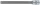BGS technic bitfej Imbusz 12x200mm, 1/2" (BGS 4280)
