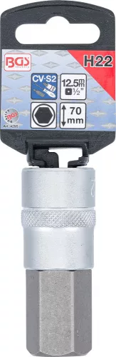 BGS technic Imbusz bitfej, 1/2", 22mm, hossza: 70mm (BGS 4295)