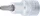 BGS technic Biztonsági Torx bitfej, 1/2", fúrt. T40, 53 mm hosszú (BGS 4326)