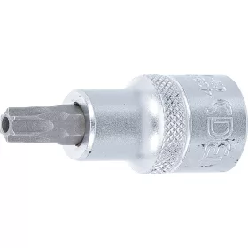   BGS technic Biztonsági Torx bitfej, 1/2", fúrt. T45, 53 mm hosszú (BGS 4327)