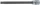 BGS technic bitfej Spline M10x200mm, 1/2" (BGS 4335)