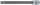 BGS technic bitfej Spline, M12x200mm, 1/2" (BGS 4336)