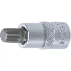   BGS technic Spline típusú bitfej 1/2" hossza: 53mm, M12 (BGS 4354)