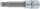 BGS technic Spline típusú bitfej, 1/2", hossza: 100mm, M12 (BGS 4363)