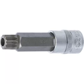   BGS technic Spline típusú bitfej, 1/2", fúrt, M18, 100mm (BGS 4365)