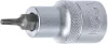 BGS technic Torx bitfej 1/2" nem fúrt, hossza: 53mm, T15 (BGS 4368)