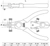 BGS technic Seeger gyűrű fogó Profi 165mm, külső (BGS 445)