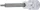 BGS technic Torx bitfej 1/2" nem fúrt, hossza: 100mm, T20 (BGS 4469)
