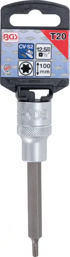BGS technic Torx bitfej 1/2" nem fúrt, hossza: 100mm, T20 (BGS 4469)