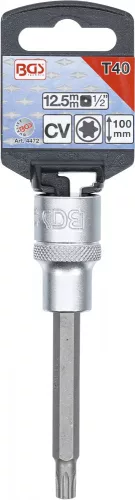 BGS technic Torx bitfej 1/2" nem fúrt, hossza: 100mm, T40 (BGS 4472)
