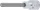 BGS technic Torx bitfej 1/2" nem fúrt, hossza: 100mm, T50 (BGS 4474)