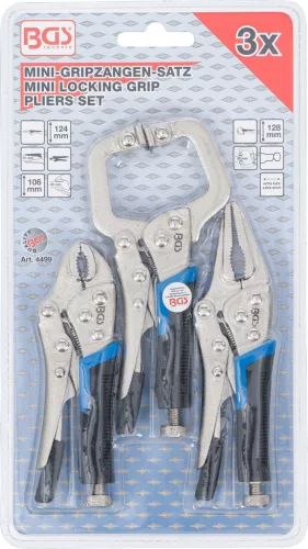 BGS technic Hegesztő fogó készlet 3 részes (BGS 4499)