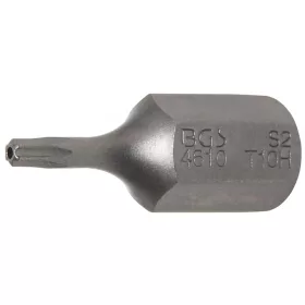   BGS technic Biztonsági Torx bit, fúrt T10 3/8" hossza: 30mm (BGS 4610)