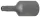 BGS technic Biztonsági Torx bit, fúrt T20 3/8" hossza: 30mm (BGS 4620)