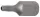 BGS technic Biztonsági Torx bit, fúrt T25 3/8" hossza: 30mm (BGS 4625)