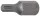 BGS technic RIBE bitfej M6, hossza: 30mm (BGS 4761)