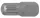 BGS technic Bordázott bitfej M10, 3/8" hossza: 30mm (BGS 4853)