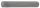 BGS technic Bordázott bitfej M12, 3/8" hossza: 75mm (BGS 4863)