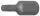BGS technic Bitfej, nem fúrt T27 3/8" hossza: 30mm (BGS 4867)