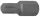 BGS technic Bitfej, nem fúrt T45 3/8" hossza: 30mm (BGS 4873)