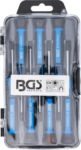 BGS technic Speciális csavarhúzó készlet | T-profil (Torx) | 7 darabos (4880)