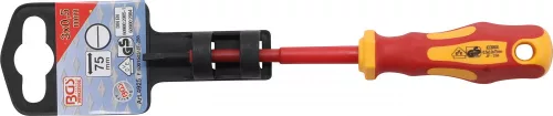 BGS technic Szigetelt VDE lapos csavarhúzó, 3x75 mm (BGS 4925)