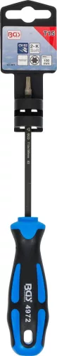 BGS technic Torx csavarhúzó T15, gyémántbevonatú mágneses heggyel, S2 acél, 100 mm (BGS 4972)