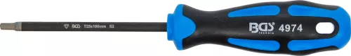 BGS technic Torx csavarhúzó T25, gyémántbevonatú mágneses heggyel, S2 acél, 100 mm (BGS 4974)