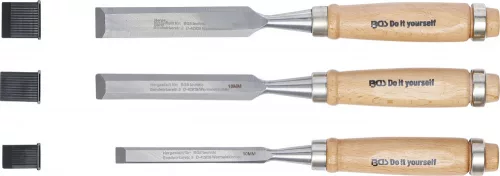 BGS DIY 3 részes véső készlet, 10 - 16 - 20mm, nagy igénybevételhez kialakítva (BGS 50240)