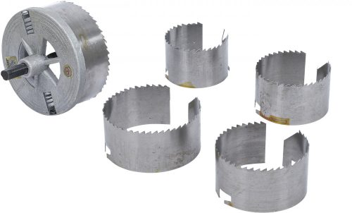 BGS DIY 5 részes lyukfűrész készlet, 60 - 95 mm (BGS 50305)