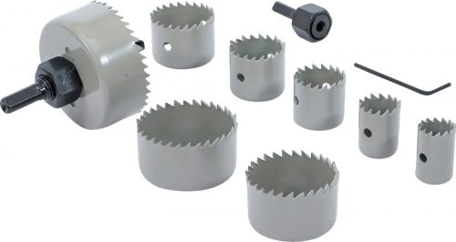 BGS DIY 11 részes lyukfűrész készlet, 19 - 64 mm (BGS 50315)