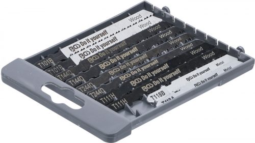 BGS DIY 10 részes dekopír fűrészlap készlet (BGS 50355)