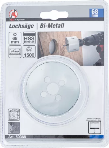 BGS DIY Lyukfűrész | ? 68 mm | mélység 40 mm  (BGS 50368)