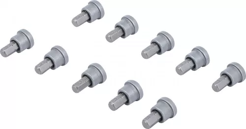 BGS DIY 1/4" Bitkészlet mélységi ütközővel, csavarok süllyesztett behajtásához | gipszkarton falhoz | csillag PH2 | 10 darabos (BGS 50408)