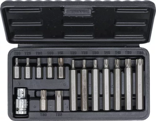 BGS DIY 15 részes Torx bitfej készlet (BGS 5040)