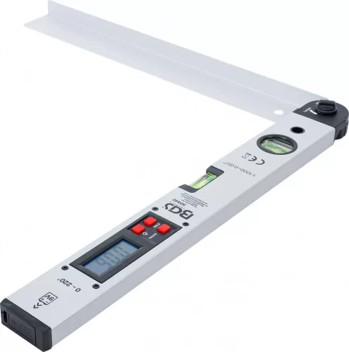 BGS technic Digitális LCD szögmérő vízmértékkel, 450 mm (BGS 50440)