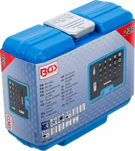 BGS technic Behajtófej készlet | TS-profil (Torx Plus) | 23 darabos (5056)