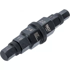   BGS technic 3/8" Speciális Motorkerékpár dugókulcs fej | 12 - 24 mm (BGS 5058-1)