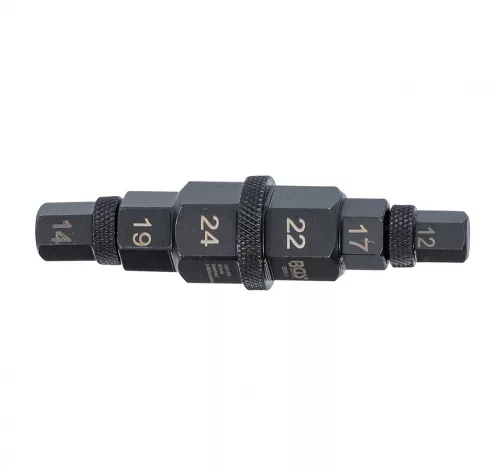 BGS technic 3/8" Speciális Motorkerékpár dugókulcs fej | 12 - 24 mm (BGS 5058-1)