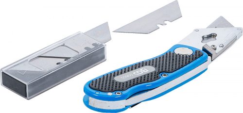 BGS technic Trapéz pengés összecsukható kés, 145 mm (BGS 50605)