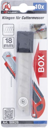 BGS DIY 10 db 18 mm-es törhető penge (BGS 50628)