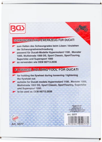 BGS technic Lendkerék rögzítő szerszám Ducati-hoz (BGS 5077)