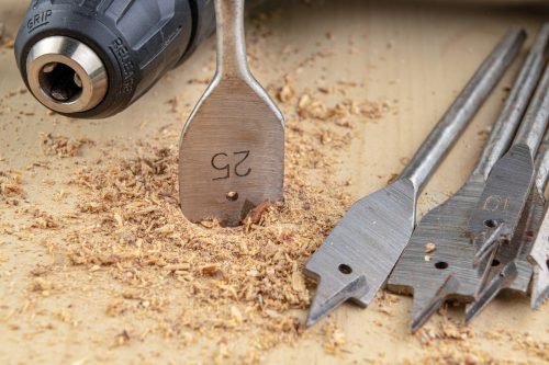 BGS DIY Lapos marófúró készlet, 10 - 25 mm, 6 darabos (50796)