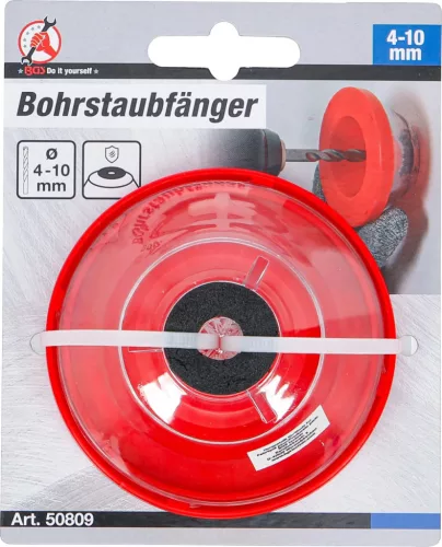 BGS DIY Fúráspor-gyűjtő falazat és beton fúrásához, 4–10 mm (50809)