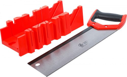 BGS DIY Műanyag gérláda és fűrész, 300 x 130 x 80 mm (BGS 50845)