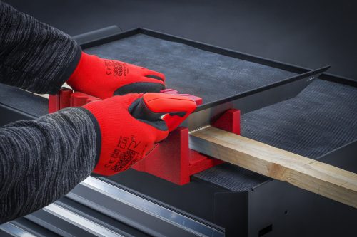 BGS DIY Műanyag gérláda és fűrész, 300 x 130 x 80 mm (BGS 50845)