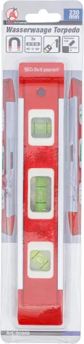 BGS DIY Torpedo vízmérték, 225 mm (BGS 50868)